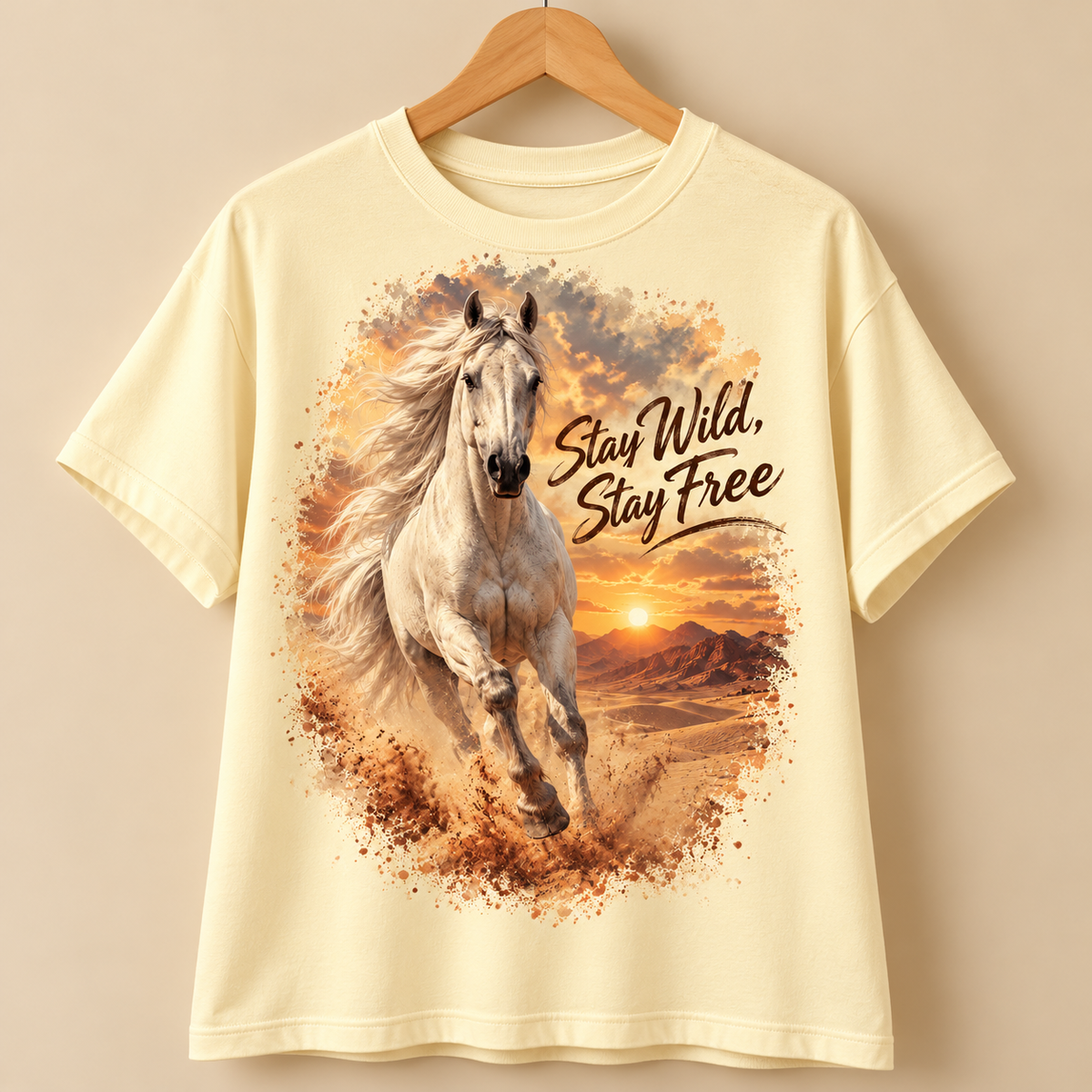 Stay Wild, Stay Free Loos Fit T-shirt